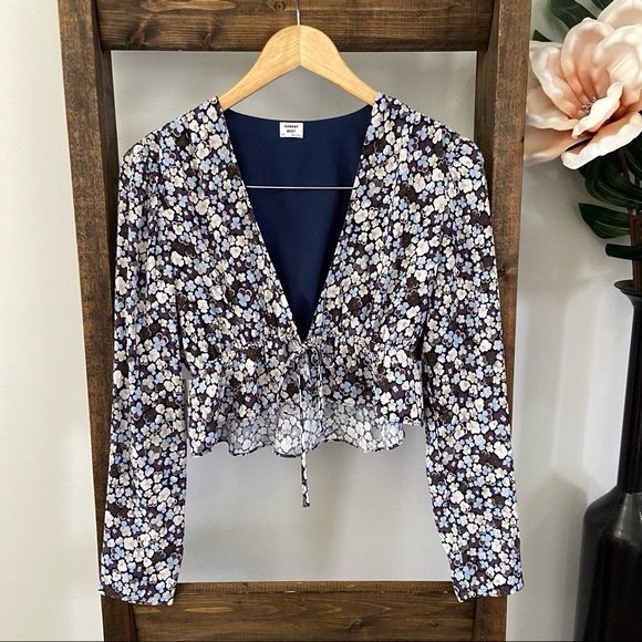 New Sunday Best Crop Blouse sz Small - Picture 3 of 5